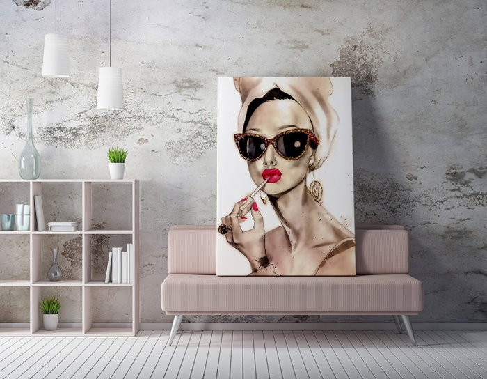 Wallity WY205 Lienzo Decorativo Multicolor 50 x 70 cm